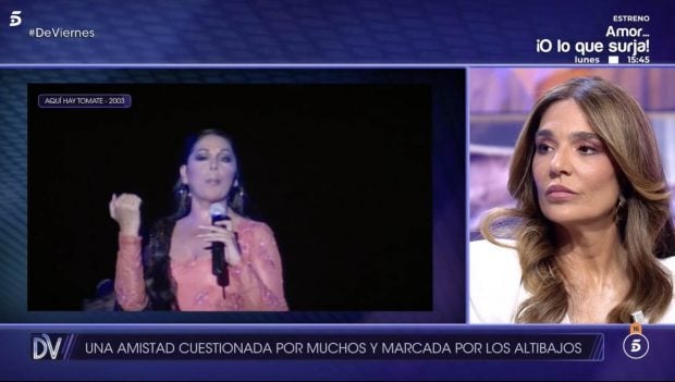 Raquel Bollo en '&iexcl;De Viernes!' hablando de Isabel Pantoja