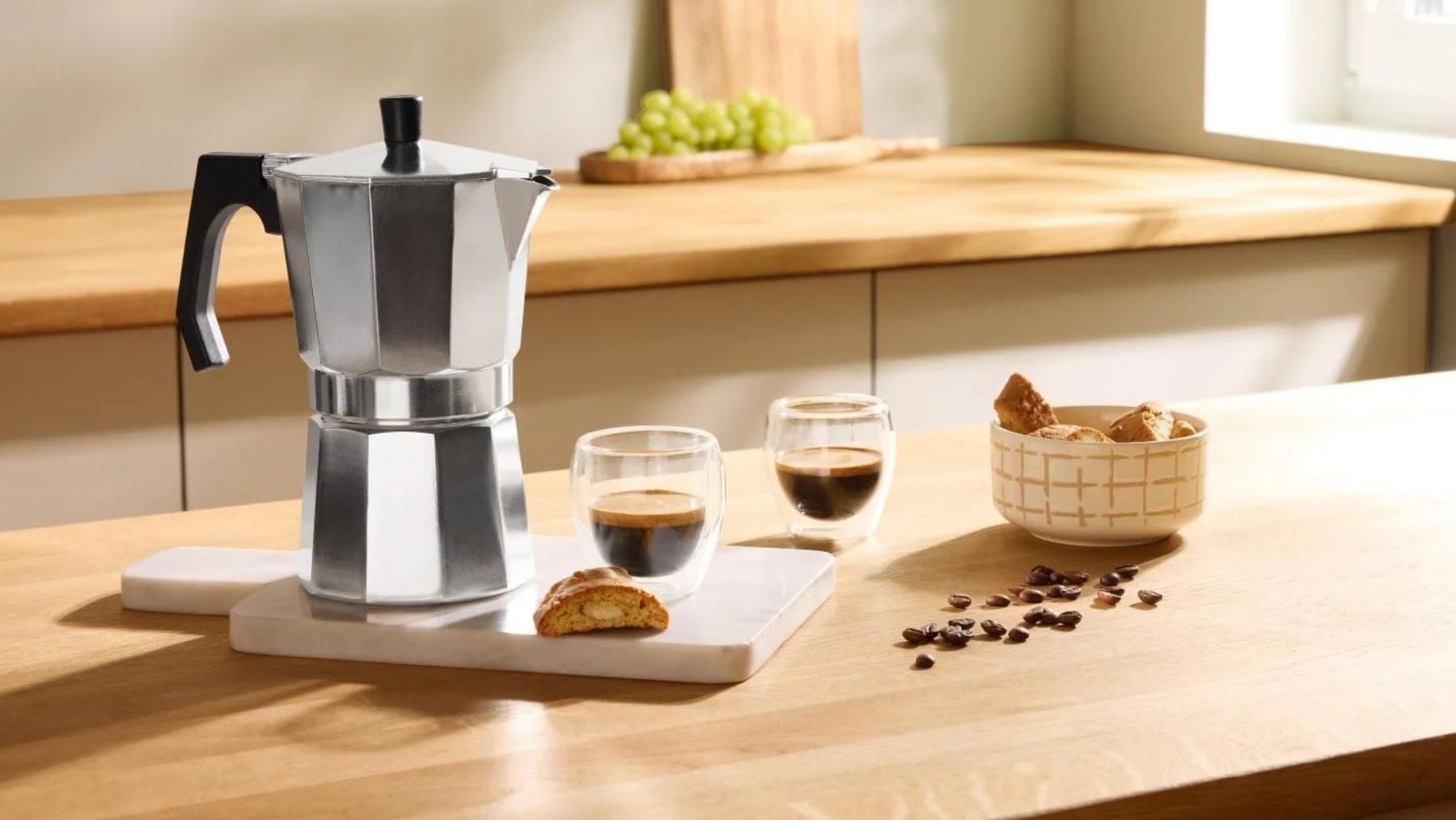 Cafetera italiana de Lidl.