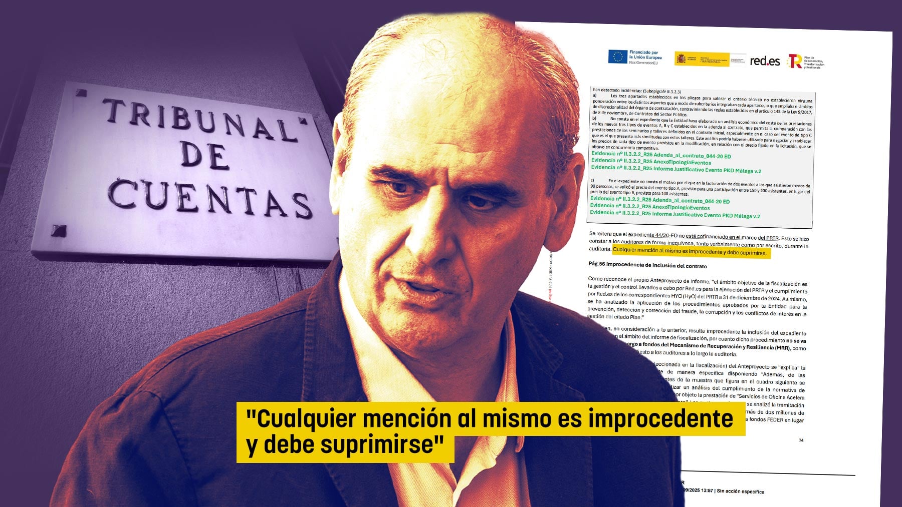 El Gobierno forzó al Tribunal de Cuentas a esconder el contrato a Barrabés en el que la UE sospecha que hay prevaricación