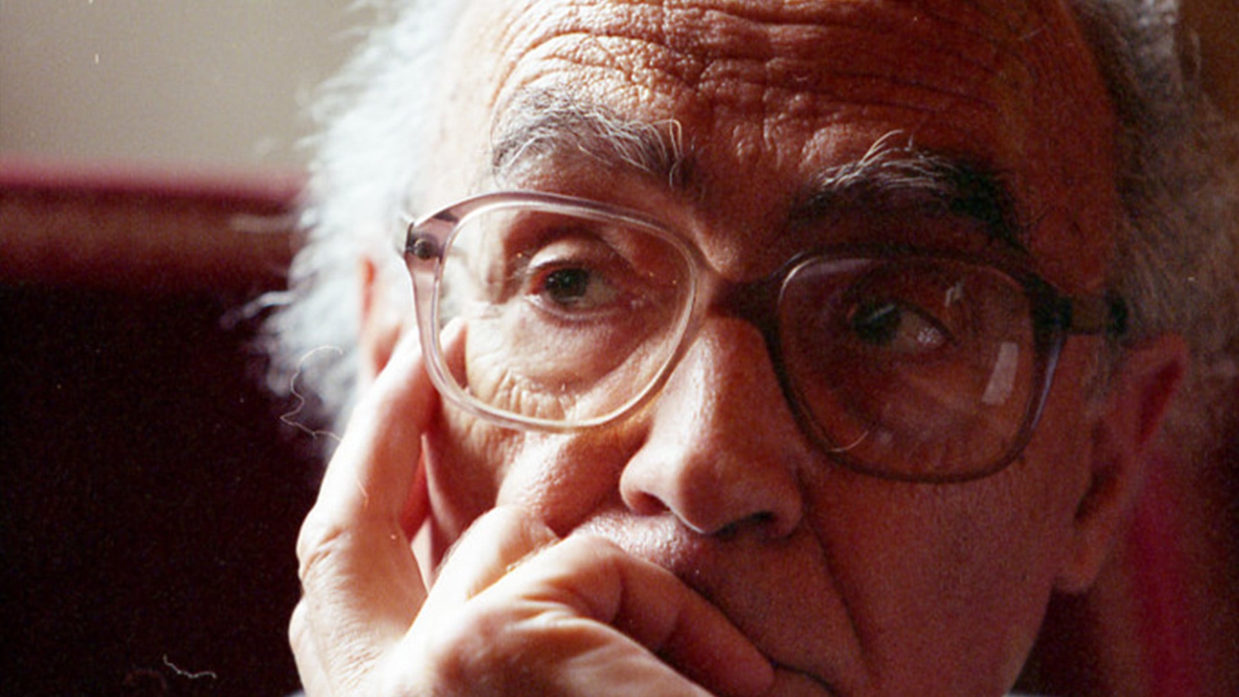 José Saramango en 1999. Foto: opera propria en Wikimedia Commons.