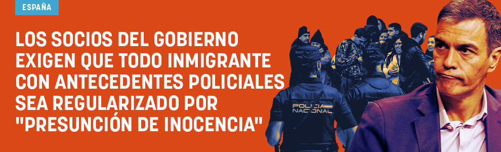 Los socios del Gobierno exigen que todo inmigrante con antecedentes policiales sea regularizado por presunción de inocencia