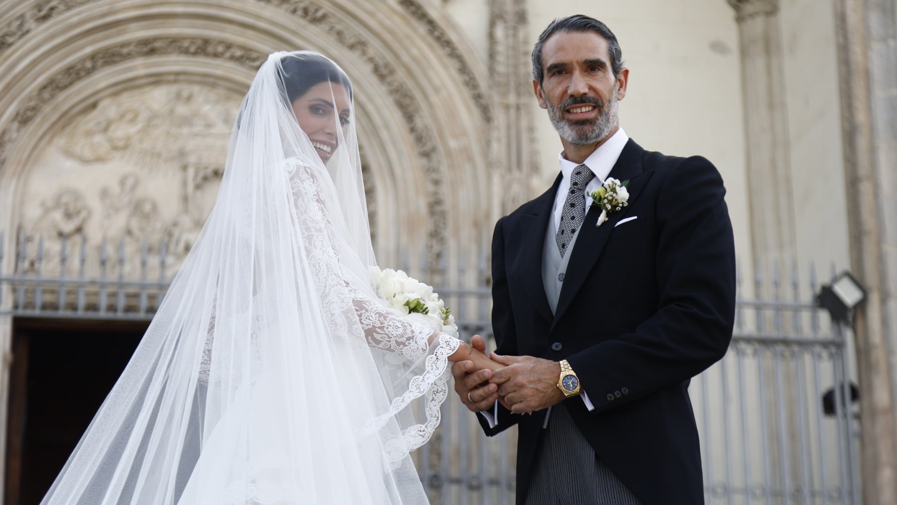 La boda de Ingrid Sanz e Ilies Hassaine: el guiño a sus padres 30 años después, invitados VIP y mucho