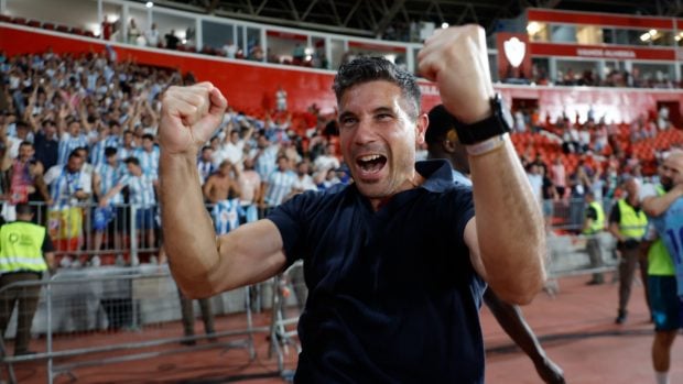 Funes, entrenador del Málaga. (EFE)