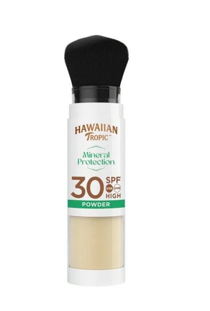 crema de sol en polvo