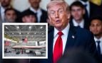 Donald Trump con el nuevo 'Air Force One'