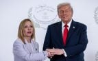 Giorgia Meloni y Donald Trump