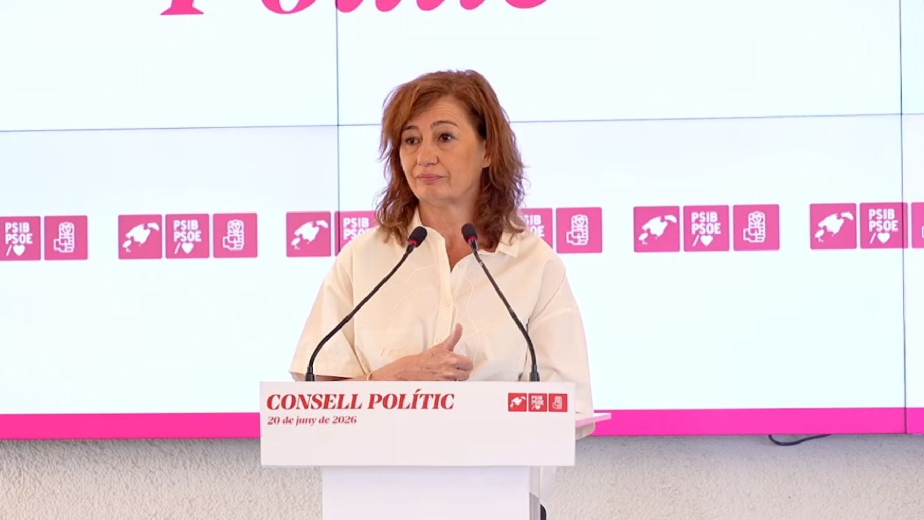 Armengol no repetirá como candidata del PSOE en Baleares para seguir blindada en la presidencia del Congreso
