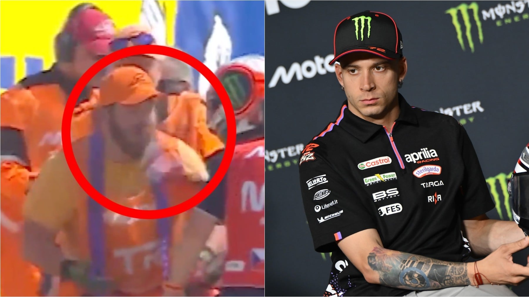 Terremoto en MotoGP: expulsan al líder Bezzecchi por pegar un puñetazo a un comisario