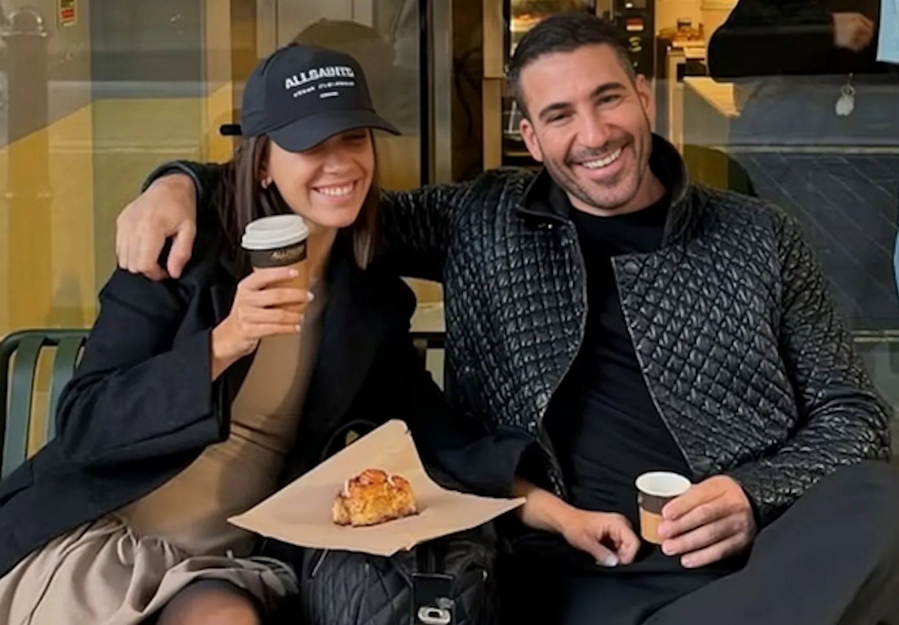 Rebeca Toribio y Miguel Ángel Silvestre. (Foto: Instagram)