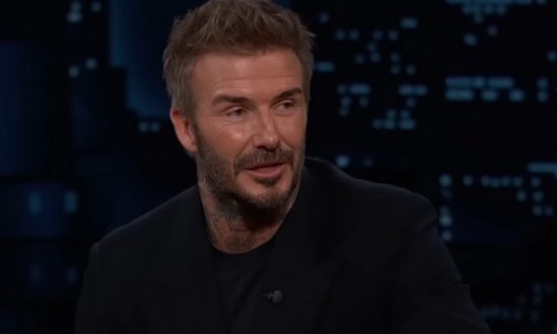 David Beckham en televisión. (Foto: YouTube)