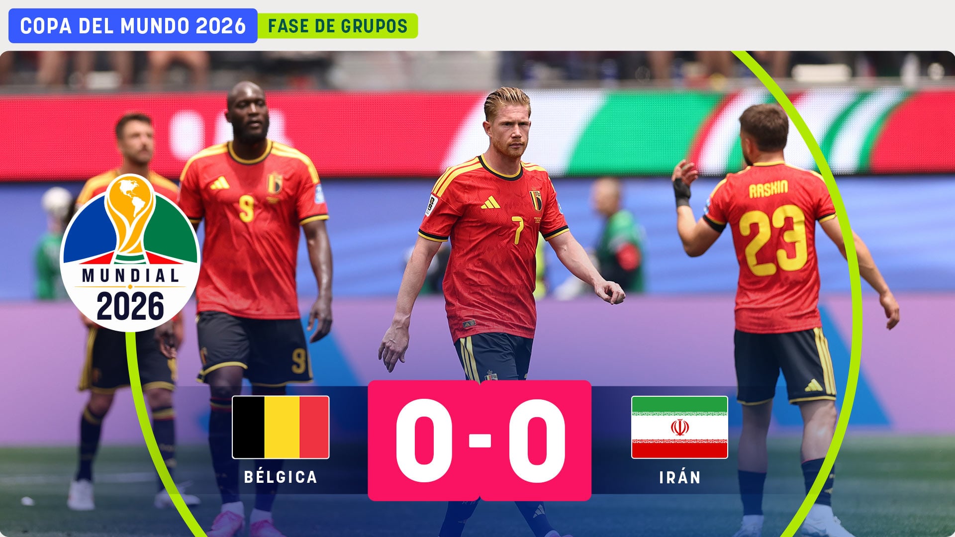 Bélgica no puede con la resistencia de Irán