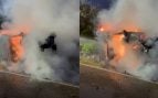 Incendio coche Menorca