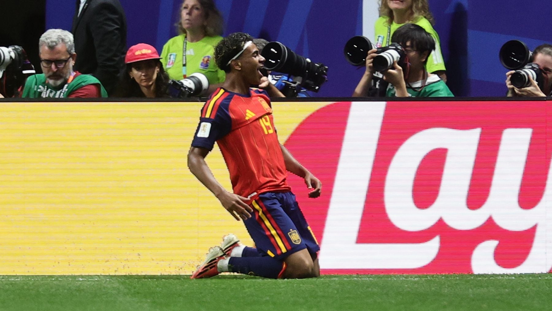 Lamine Yamal tras su primer gol en un Mundial: Estoy para jugar, estoy con España y daré el 100%