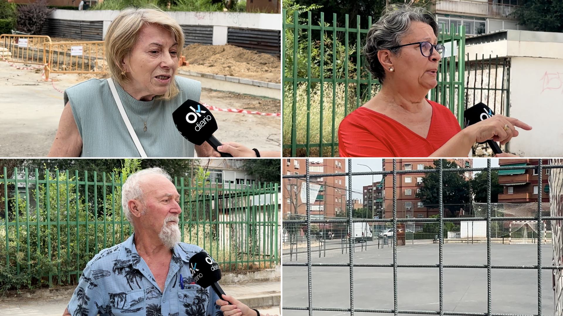 Vecinos de Móstoles a OKDIARIO tras el apuñalamiento de dos jóvenes en una cancha: Sales del portal y tienes miedo