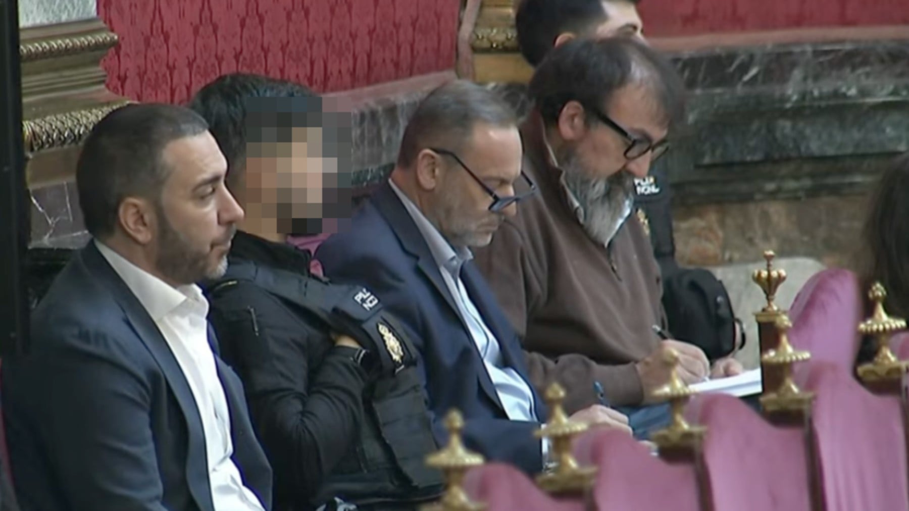 Ábalos, Aldama y Koldo en el juicio en el Supremo.