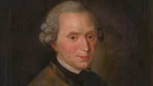 Immanuel Kant. Pintura de Johann Christoph Frisch, dominio público, vía Wikimedia Commons