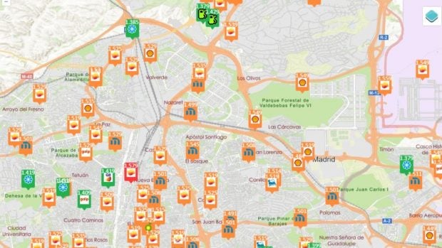 precio gasolina 24 de junio Madrid
