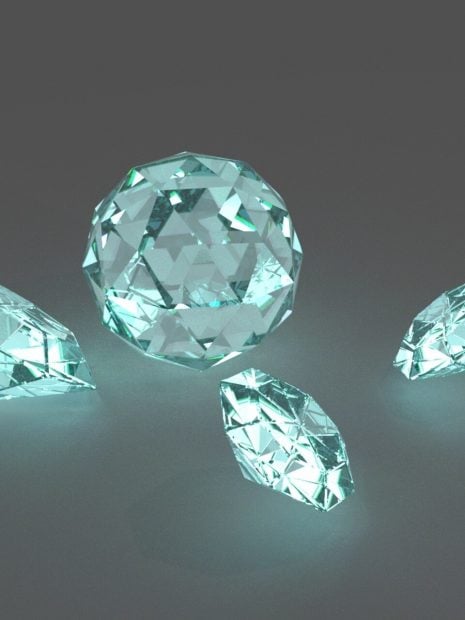 diamante azul