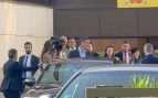 Sánchez abucheado a la salida de su intervención en el IMSERSO