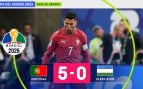 Portugal goleó a Uzbekistán