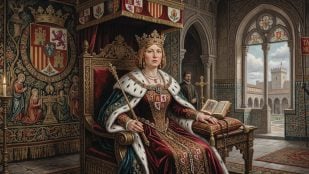 Isabel I la Católica. Imagen generada con IA.