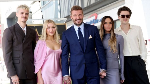 La familia Beckham sin Brooklyn. (Foto: Europa Press)