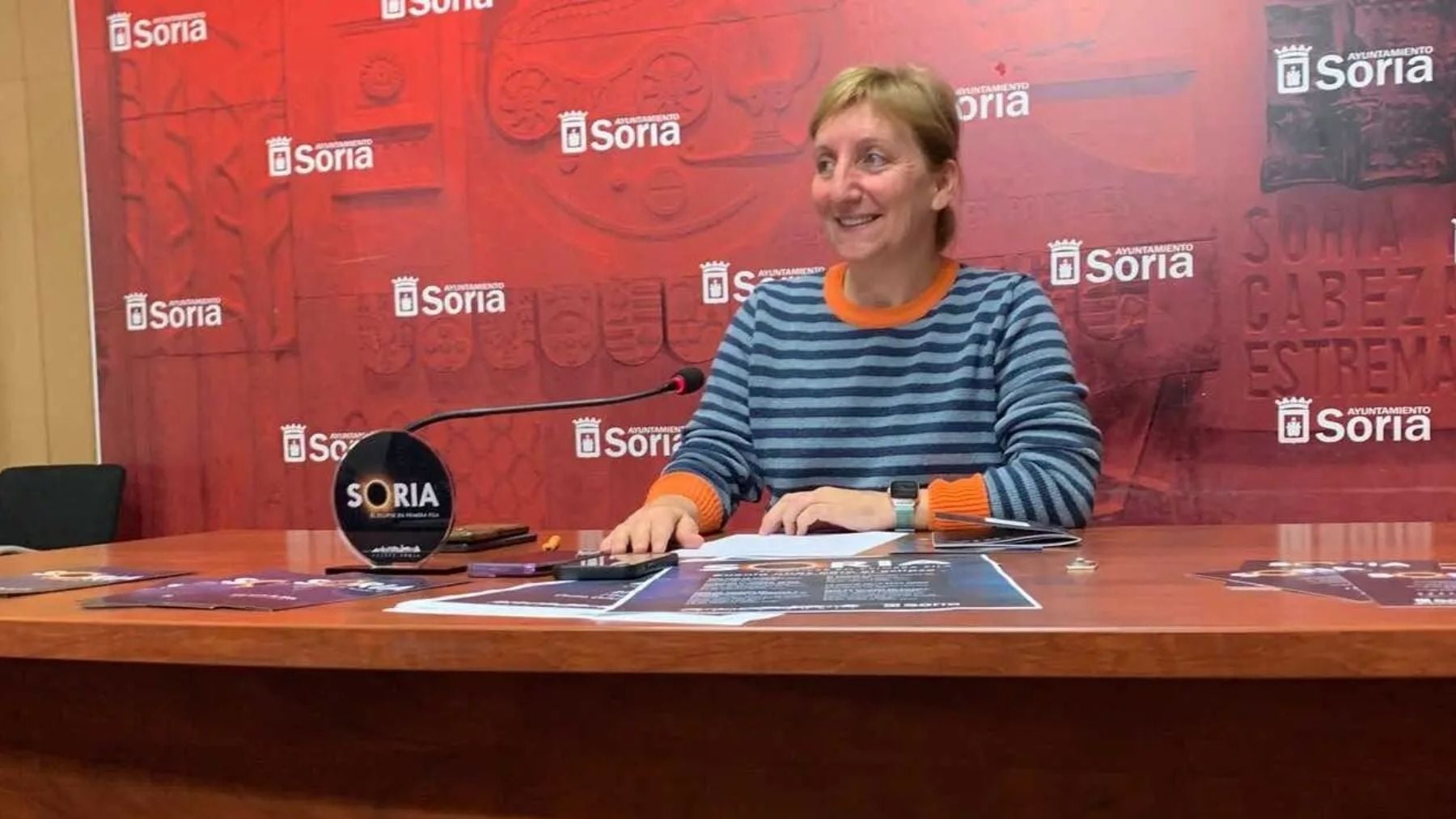 La concejala socialista Yolanda Santos, entre los seis detenidos tras el registro en el Ayuntamiento de Soria
