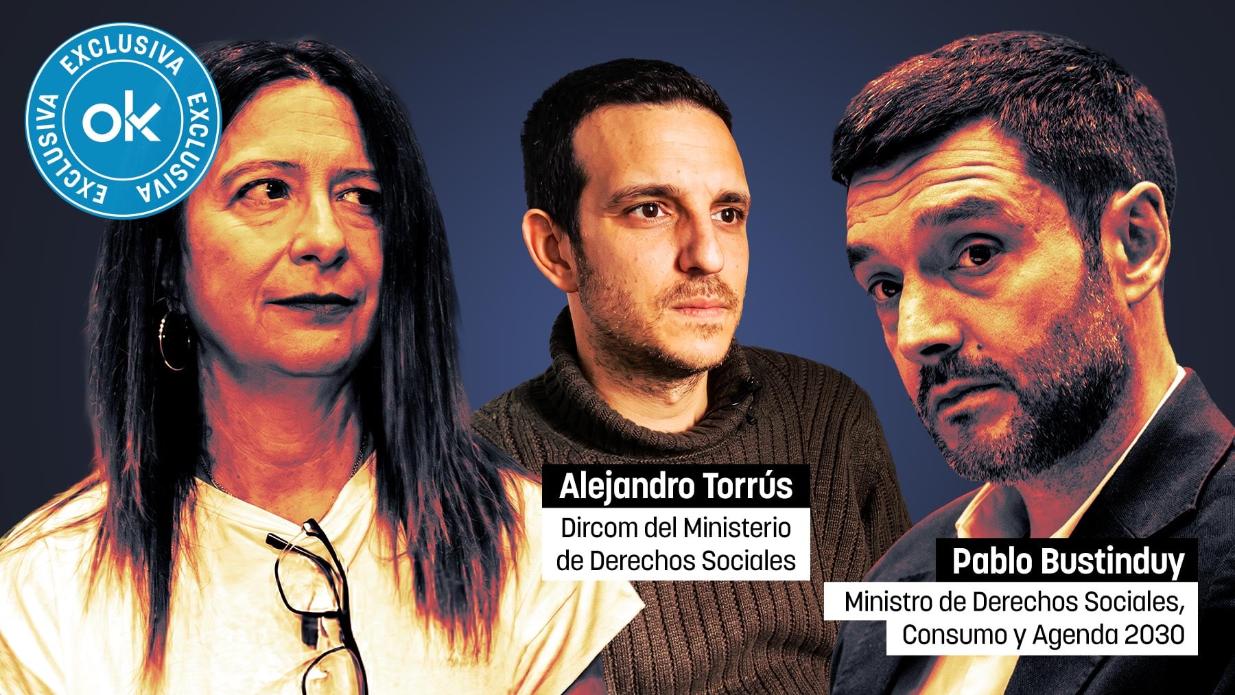 La mano derecha del ministro Bustinduy (Sumar) recibió a Leire Díez en la sede de Derechos Sociales
