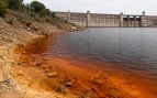 Contaminación agua embalse español, presa de Alcolea, contaminación presa alcolea, contaminación embalse de Huelva, embalses contaminados.