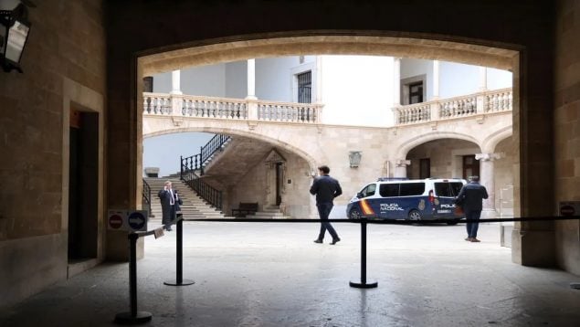 Interior de la Audiencia Provincial de Baleares.