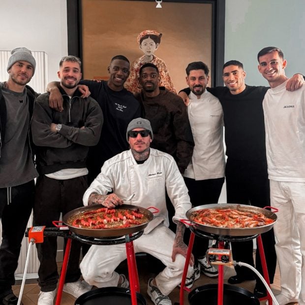 Ramón, paellas, futbolistas, chef, Achraf, Mbappé