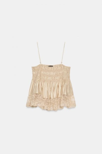 Blusa romántica Zara