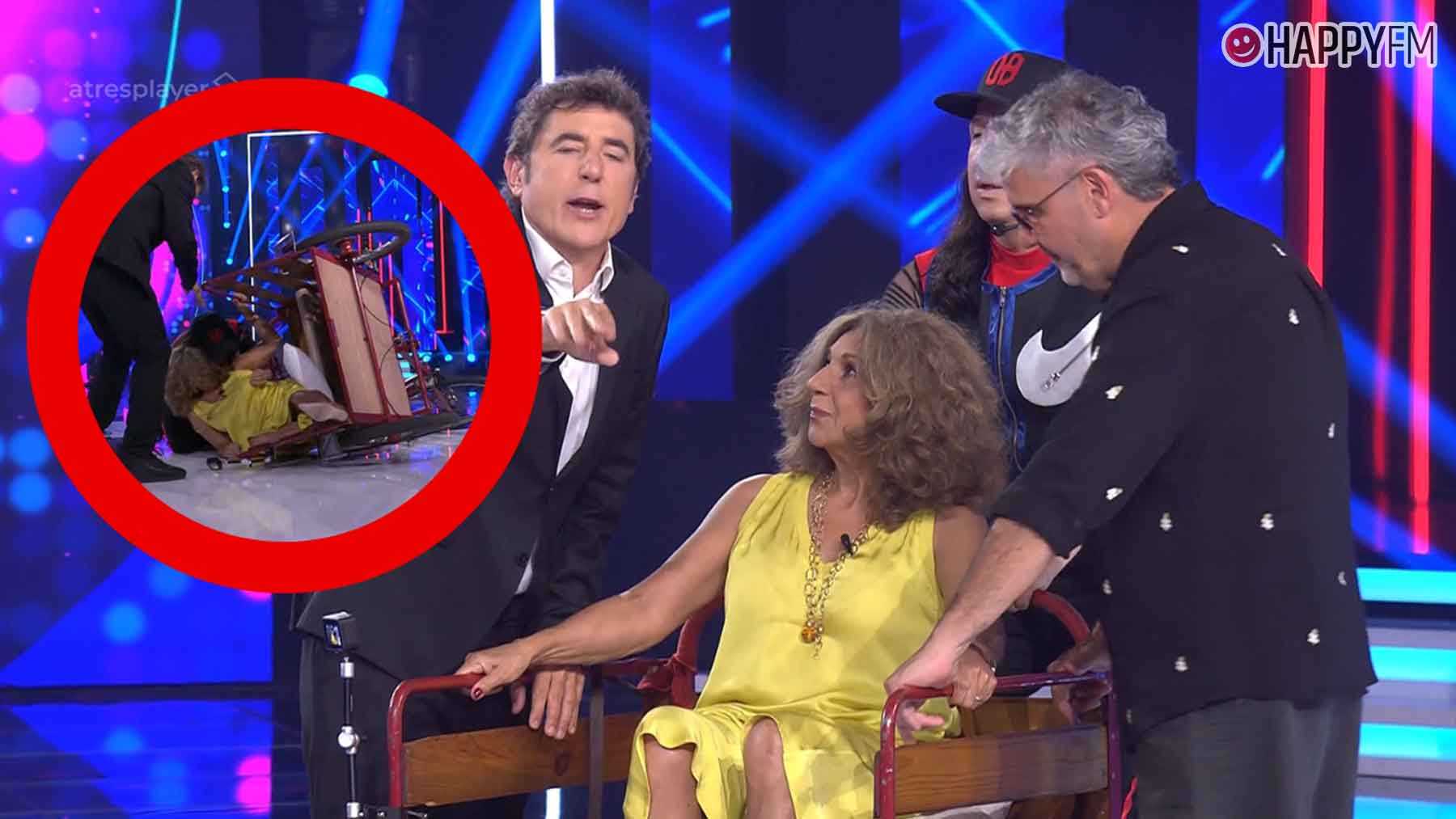 Lolita sufre una tremenda caída en