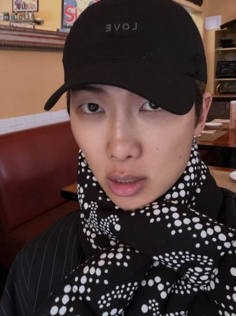 RM en su cuenta de Instagram.
