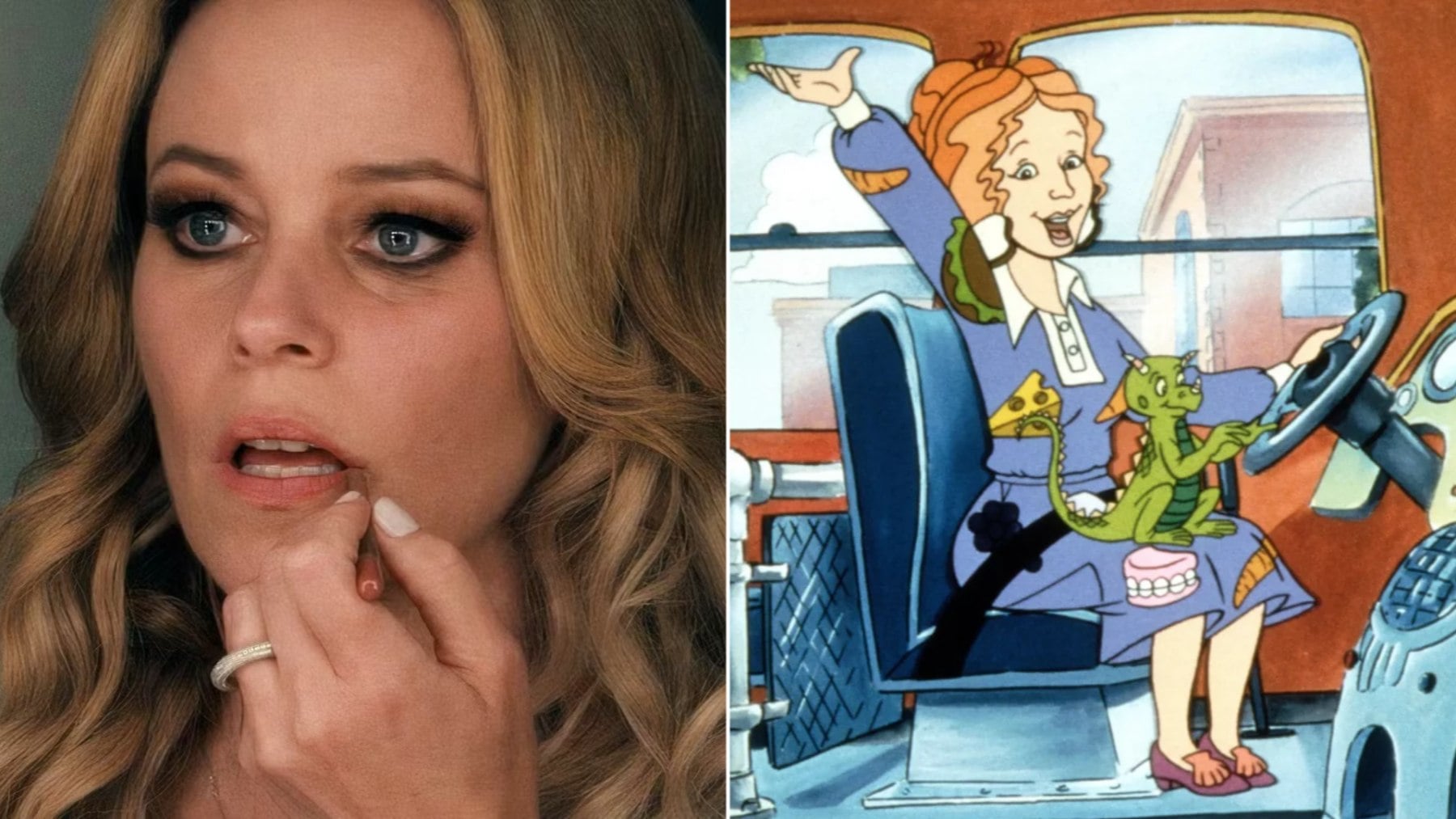 Elizabeth Banks en ‘Skincare’ ( IFC Films) y ‘El autobús mágico’ (The Film House Group).
