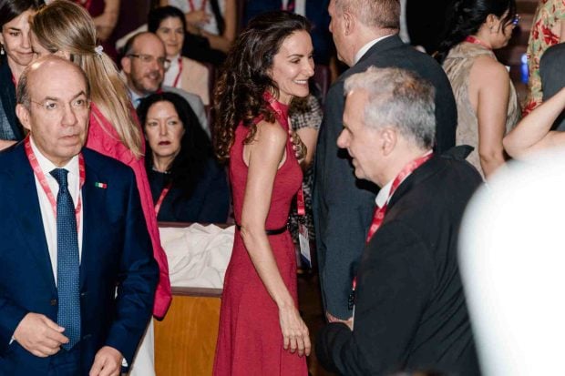 Telma Ortiz durante la celebración del Diálogo Anual de Políticas 2026 del Club de Madrid. (Foto: Europa Press)