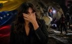 Fabiola Martínez con las imágenes del terremoto que ha sacudido Venezuela. (Foto: Europa Press/EFE)