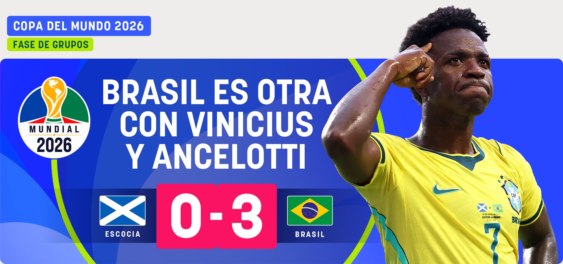 Esta Brasil es otra con Vinicius y Ancelotti
