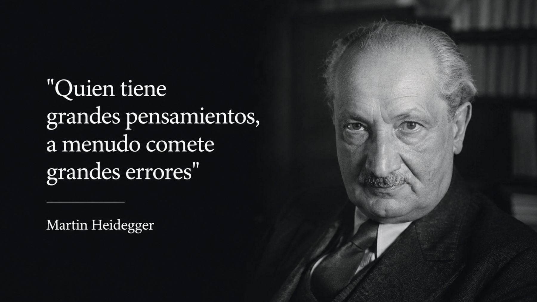 Martin Heidegger, frase, reflexión