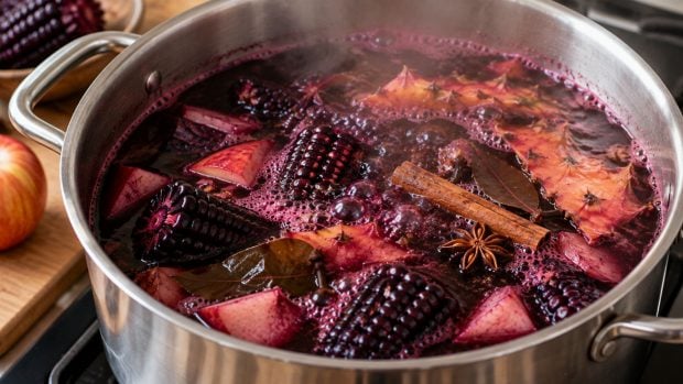 Una vez que comience a hervir reduce el fuego y deja cocinar lentamente durante 45 minutos o una hora