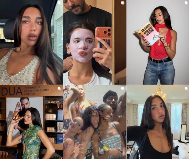 Instagram de Dua Lipa. (Foto: Instagram)