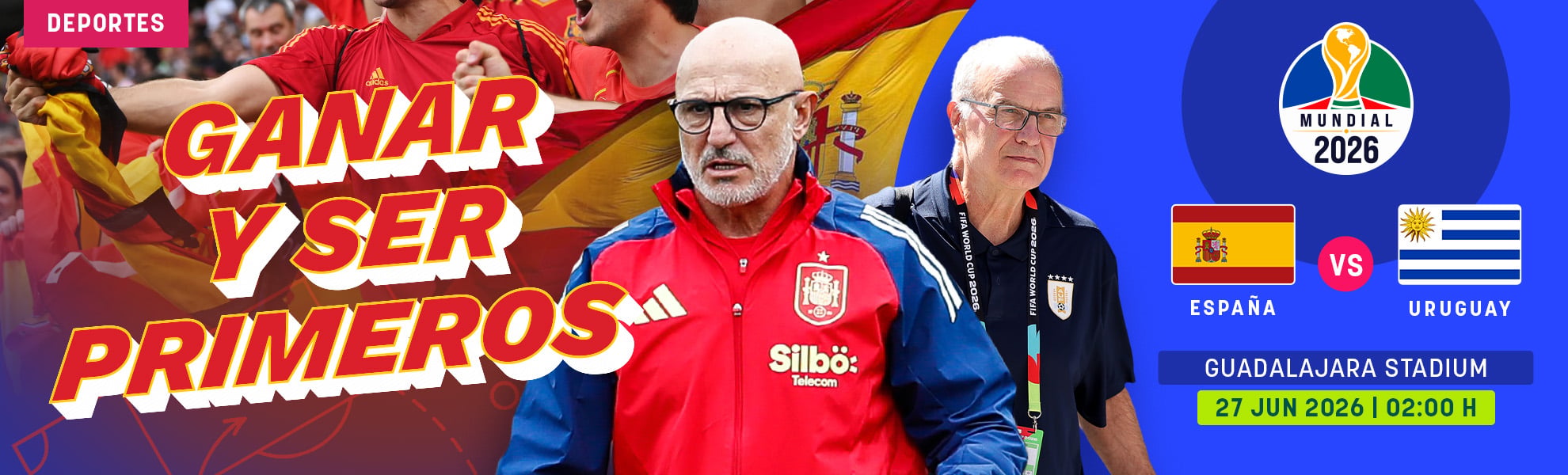 España - Uruguay: hay que ganar y ser primeros