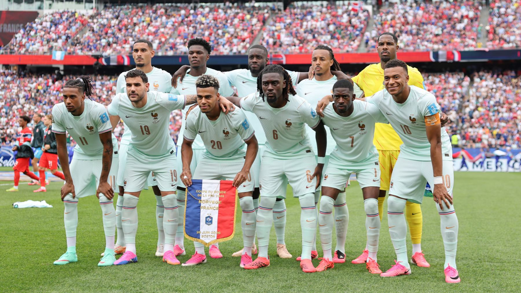 Por qué Francia juega de verde claro su partido del Mundial ante Noruega