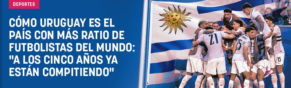 Cómo Uruguay es el país con menos población y más ratio de futbolistas del mundo: A los cinco años ya compiten