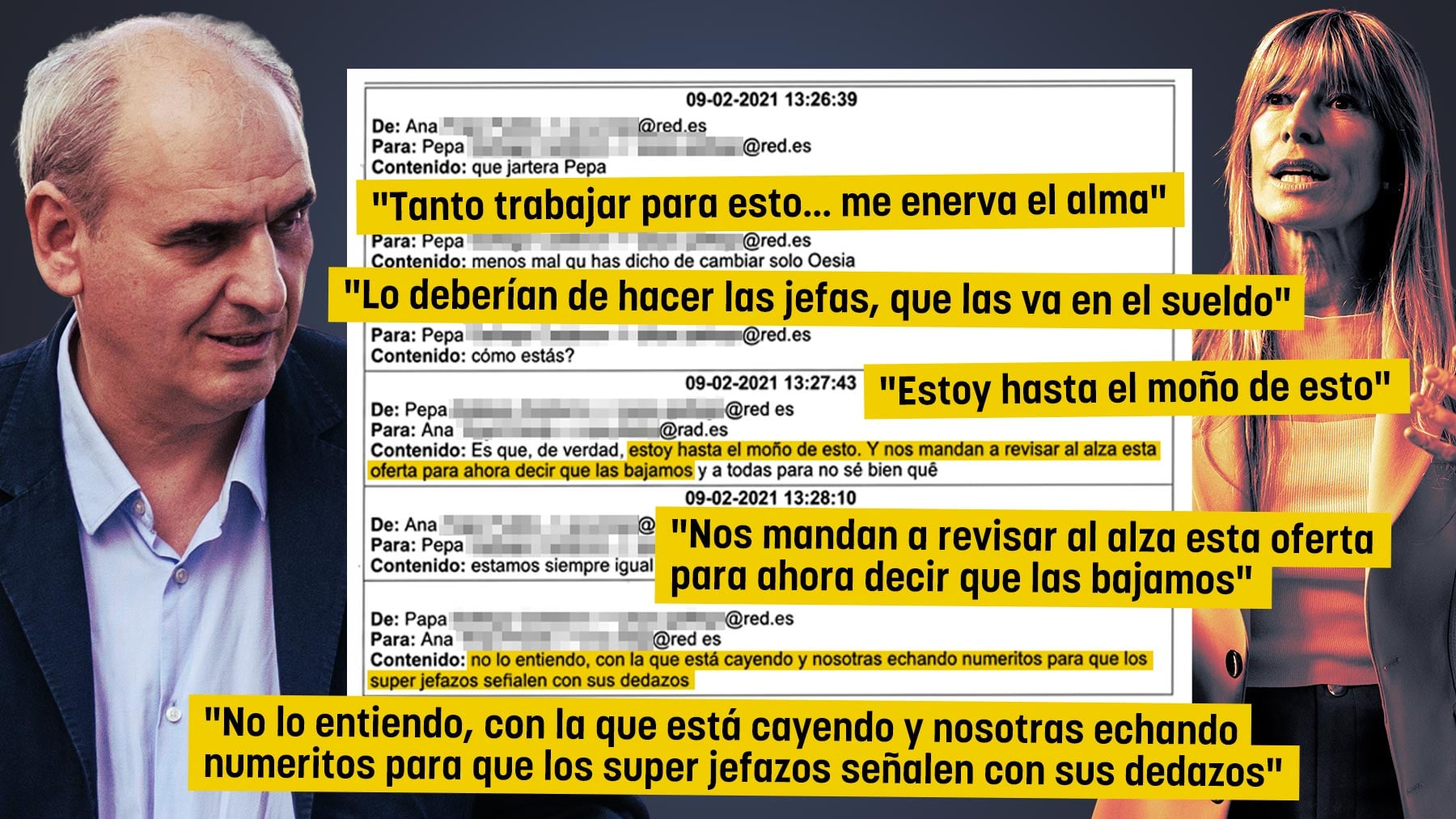 Los técnicos de Red.es estaban hartos de las órdenes para amañar contratos: Nos mandan cambios constantes, estoy hasta el moño