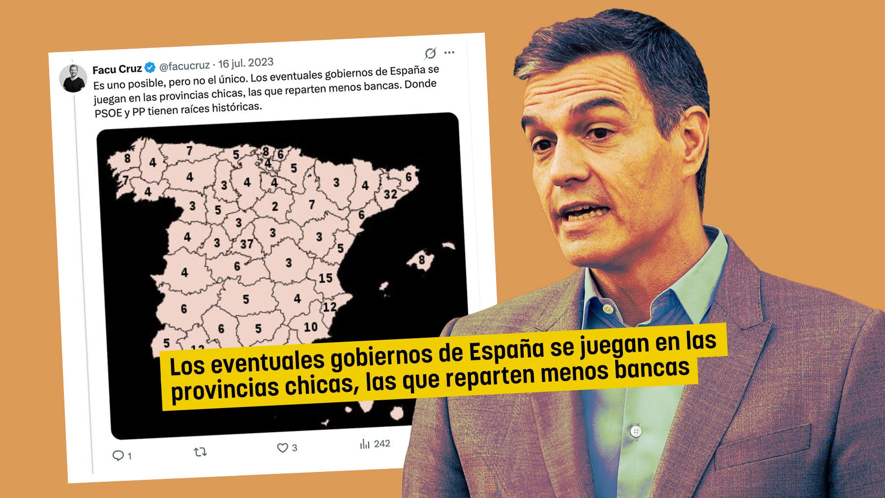 El PSOE apunta a 18 provincias pequeñas para ganar las elecciones con el voto del