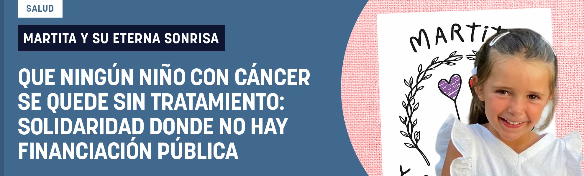 Que ningún niño con cáncer se quede sin tratamiento: solidaridad donde no hay financiación pública