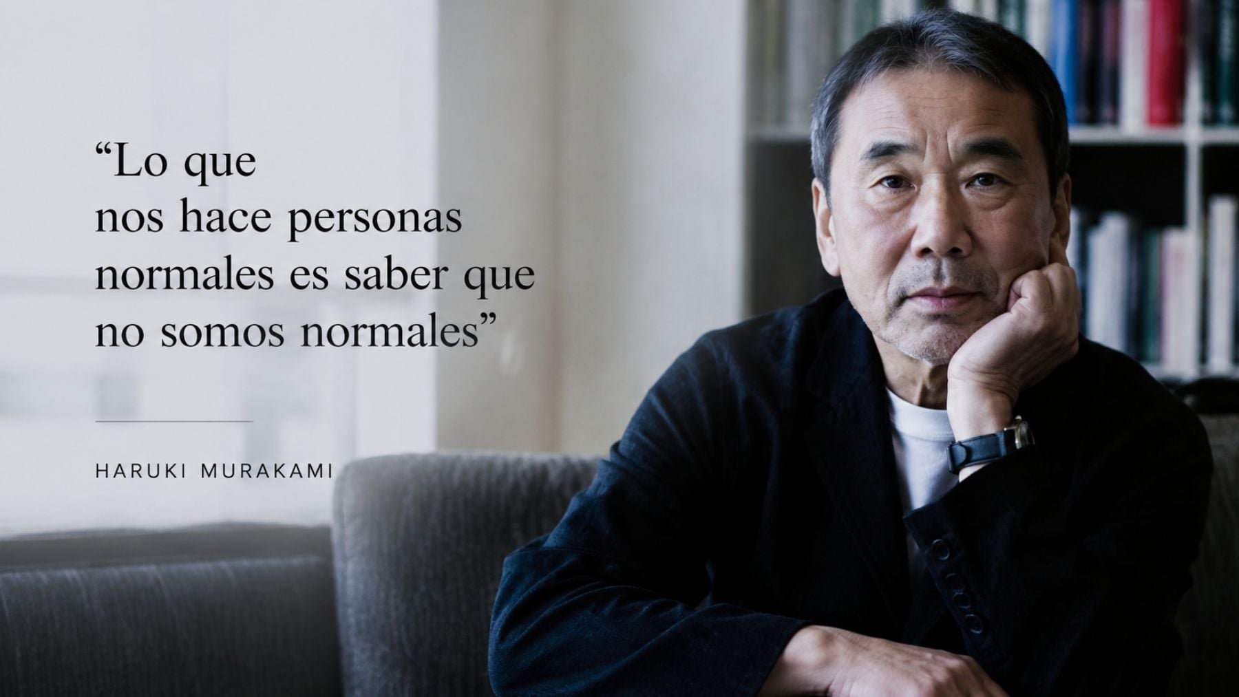 Haruki Murakami, frase, reflexión