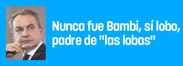 Nunca fue Bambi, sí lobo, padre de las lobas
