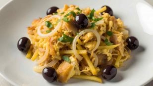 Receta portuguesa de bacalao